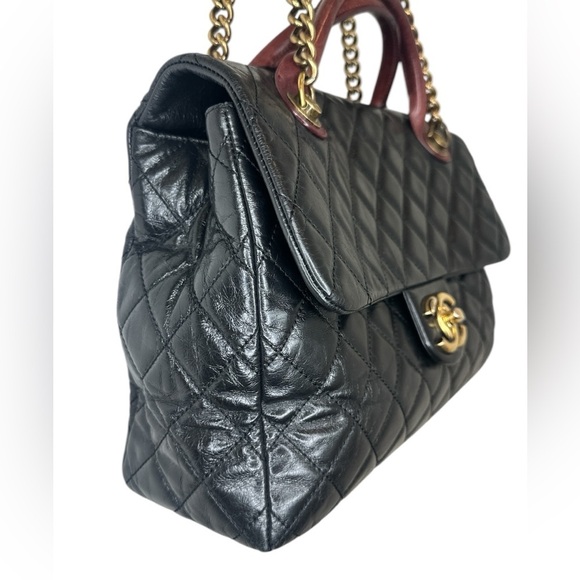 Chanel Paris-Edinburgh Large Castle Rock Shoulder Bag 2013 Karl Lagerfeld - Picture 9 of 16